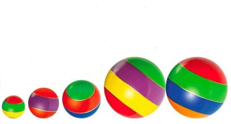 Купить Мячи резиновые (комплект из 5 мячей различного диаметра) в Каргополе 